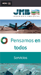 Mobile Screenshot of jmbambiental.com.ar